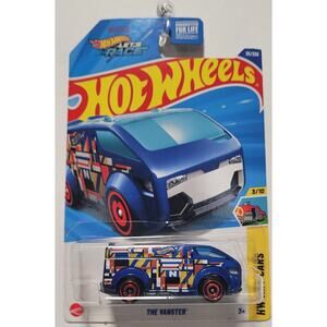 2025 Hot Wheels The Vanster 35/250 Blue w/Red HW Art Cars Series 3/10
